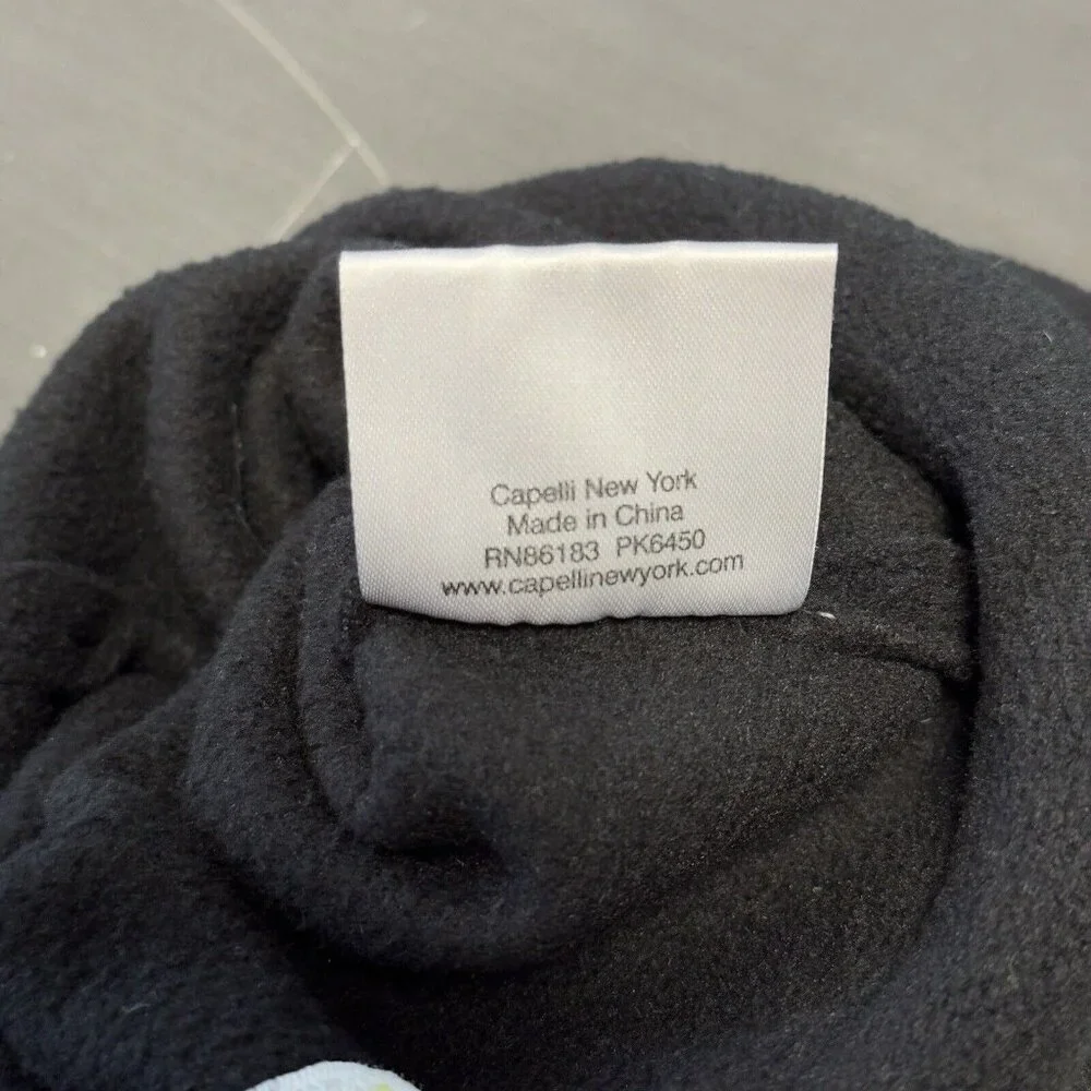 Capelli Pol Black Rain Snow Boot Fleece Insert‎ Liner Cuffed Medium 7-9